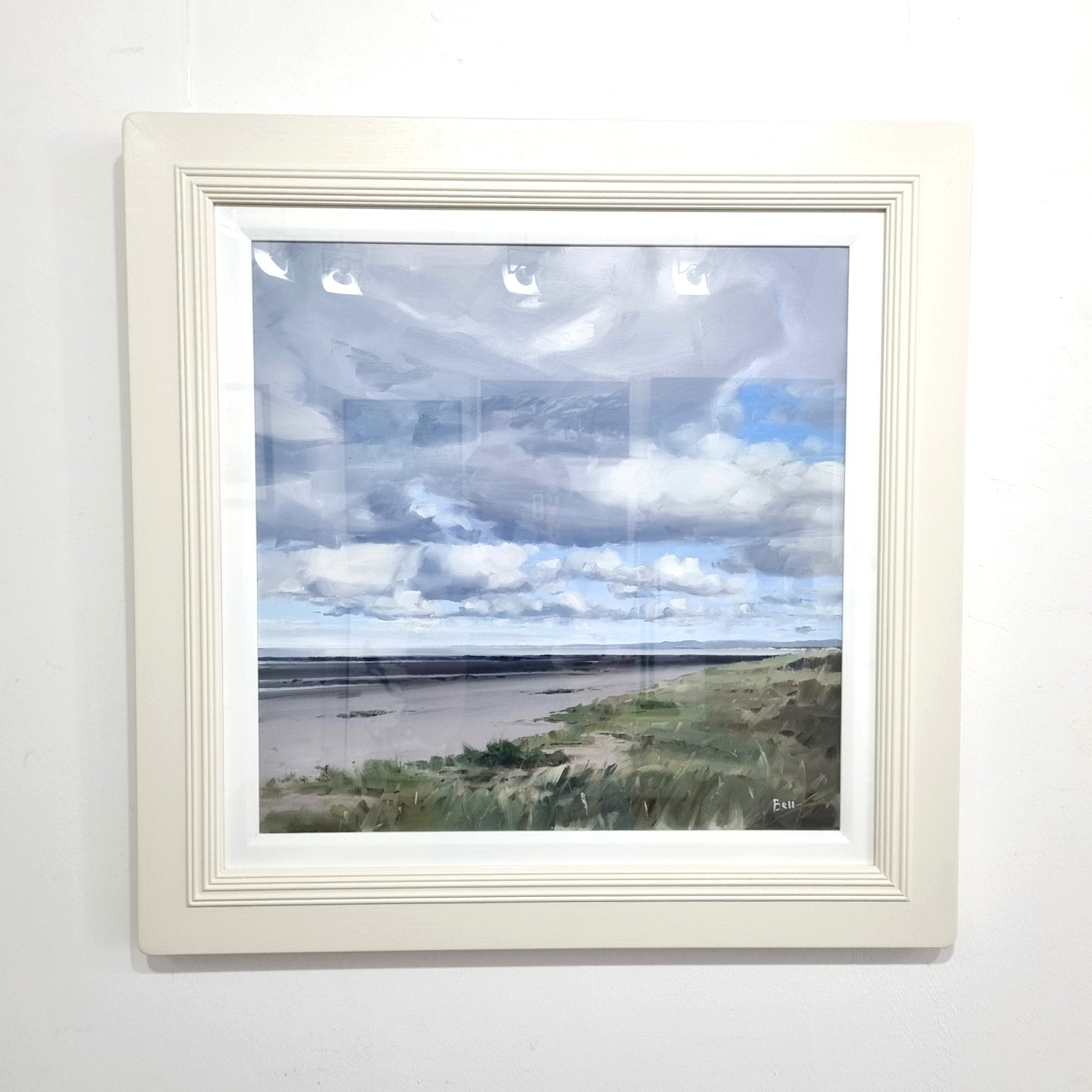 'April Clouds Over Barassie Beach' by artist John Bell